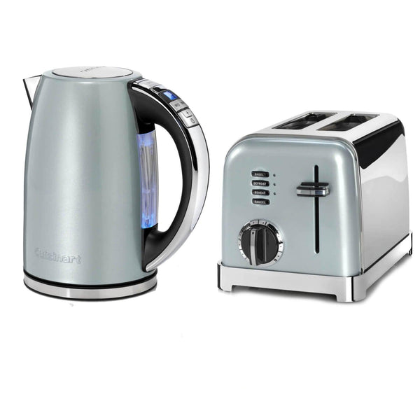 Cuisinart Style Collection Multi-Temp Jug Kettle & 2 Slice Toaster Set - Pistachio - Potters Cookshop