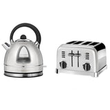 Cuisinart Style Collection Traditional Dome Kettle & 4 Slice Toaster Set - Frosted Pearl - Potters Cookshop