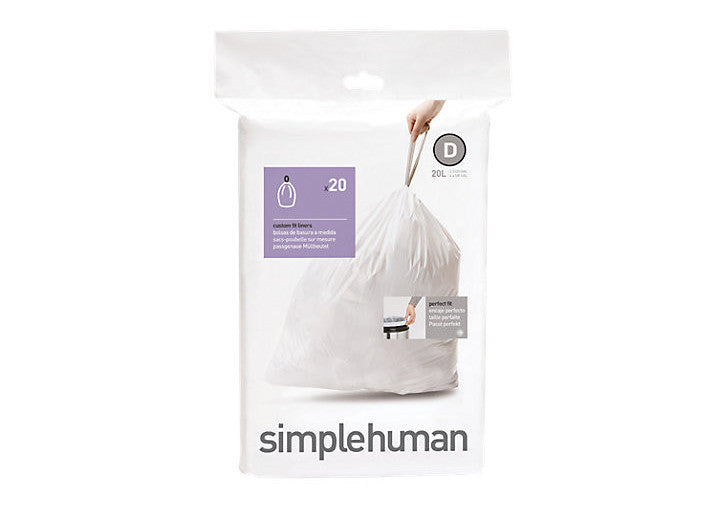 Simplehuman Code D Custom Fit Can Liners - Pack of 20