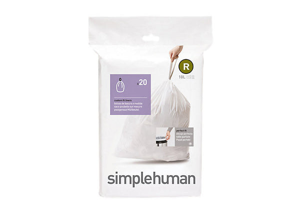 Simplehuman Code R Custom Fit Bin Liners - Pack of 20