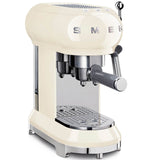 Smeg 50's Style Retro ECF01 Espresso Coffee Machine - Cream