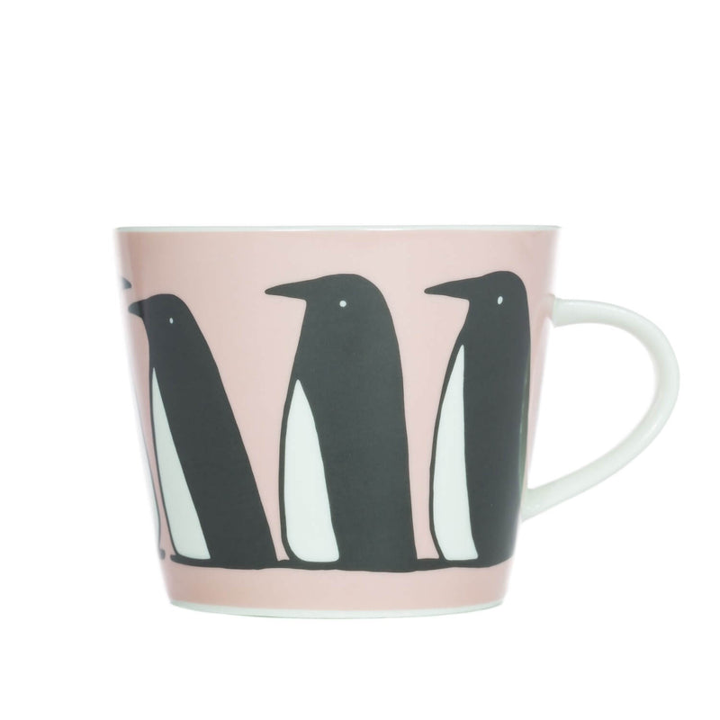 Scion Living Pedro Penguin 350ml Fine China Mug - Blush