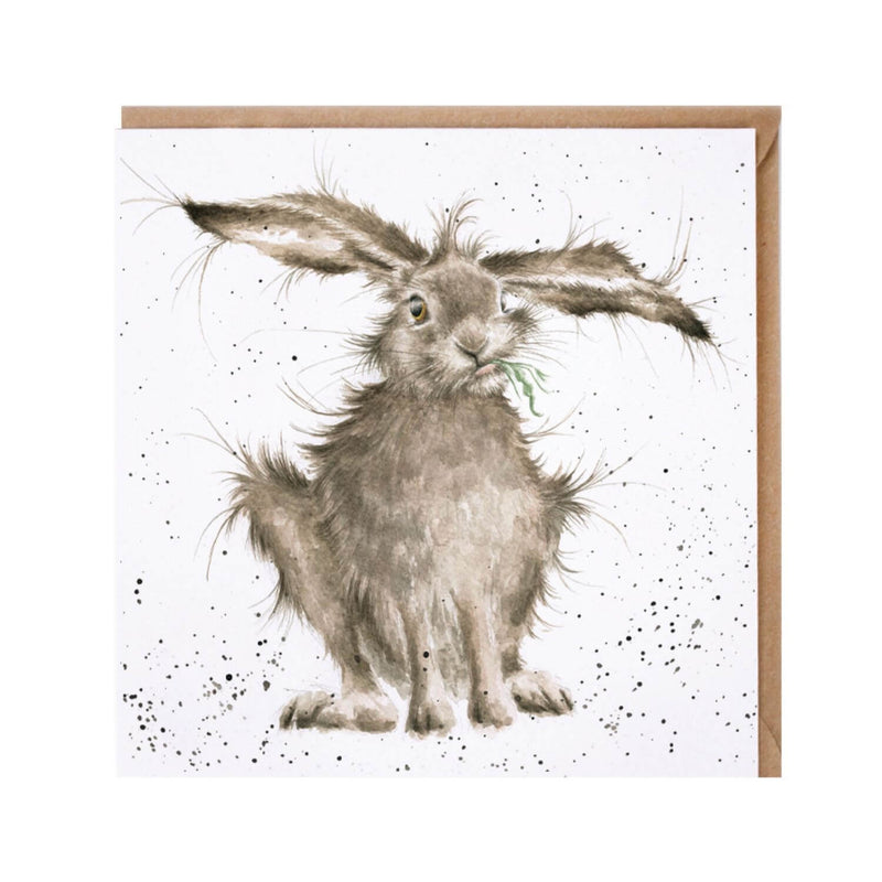 Wrendale Designs by Hannah Dale Card - Hare Brained