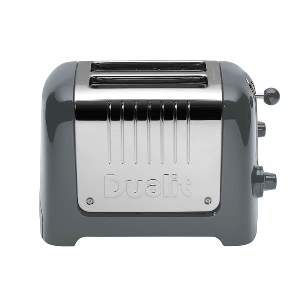 Dualit Lite 26204 2 Slice Toaster - Polished Grey - Potters Cookshop