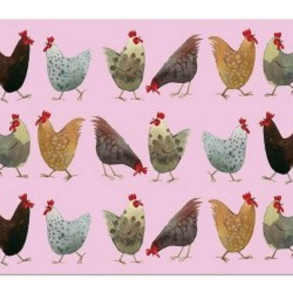 Alex Clark Placemat - Chickens - Potters Cookshop