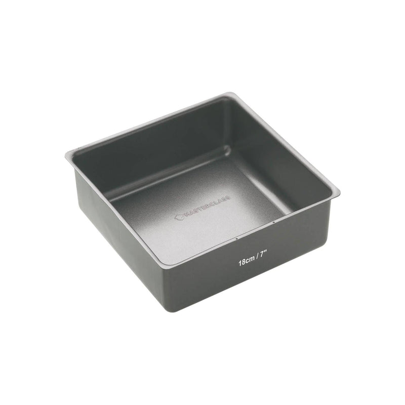 MasterClass Loose Base Square Deep Cake Tin - 18cm - Potters Cookshop