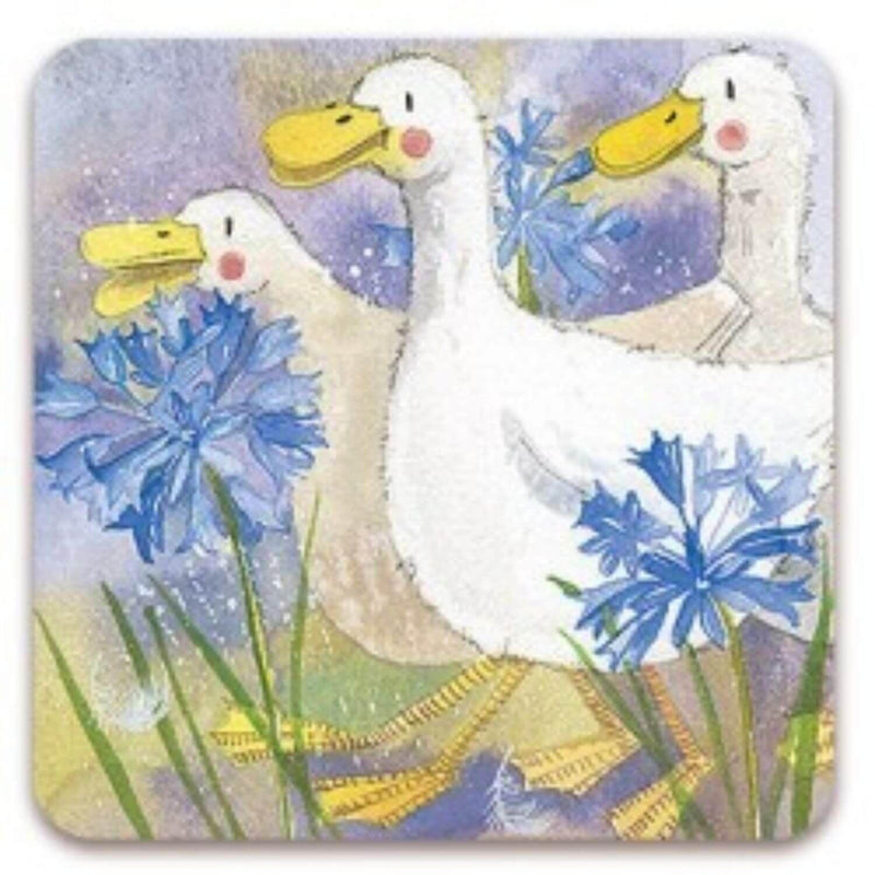 Alex Clark Coaster - Three Ducks - Potters Cookshop