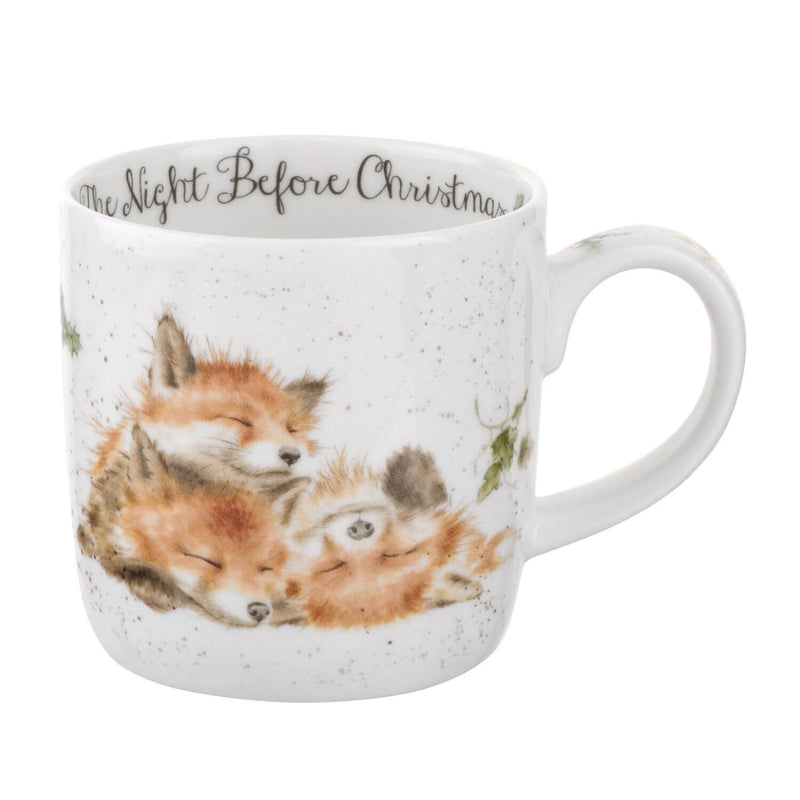 Wrendale Designs China Mug - Night Before Christmas Fox