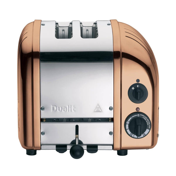 Dualit Classic Vario AWS 27450 2 Slice Toaster - Copper & Chrome - Potters Cookshop