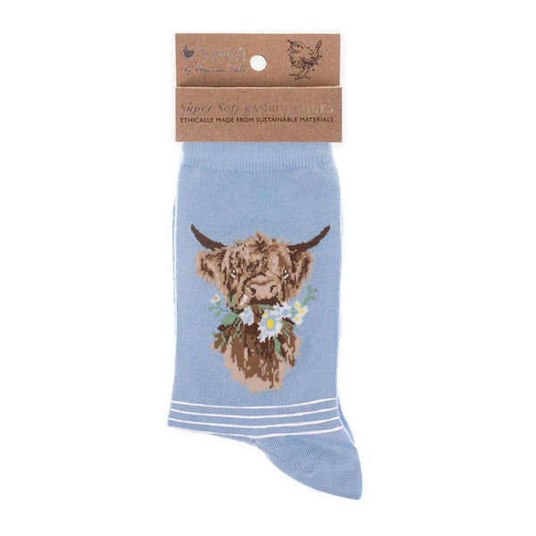 Wrendale Designs Socks - Daisy Coo