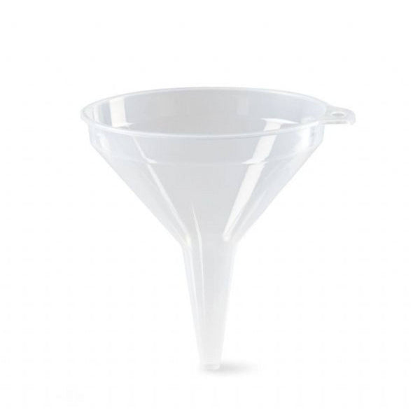 Plasticforte Clear Plastic Funnel - 19cm - Potters Cookshop