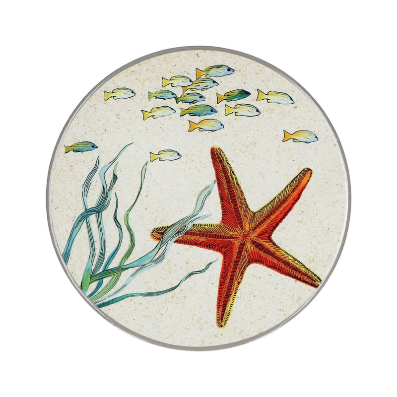 Rose & Tulipani Sea Life 20cm Round Trivet - Starfish