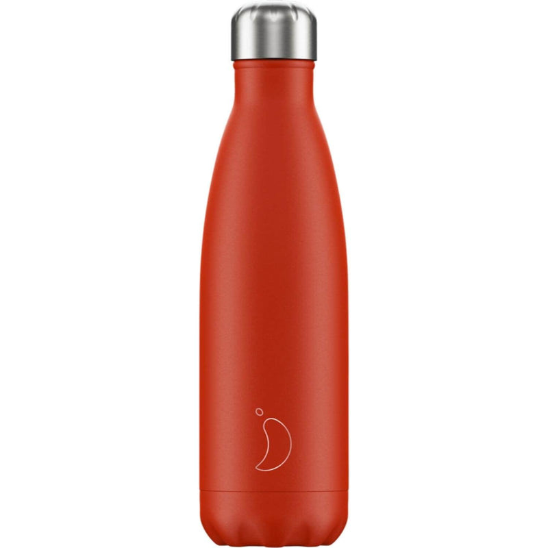 Chilly's 500ml Neon Drinks Bottle - Red - Potters Cookshop