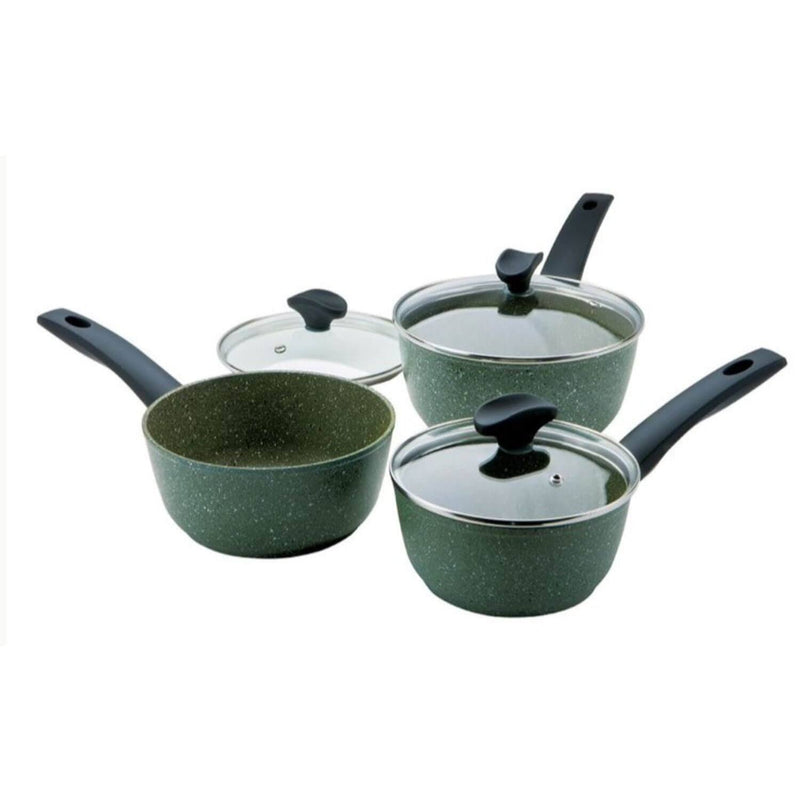 Prestige Eco Non-Stick Cookware Set - 3 Piece - Potters Cookshop