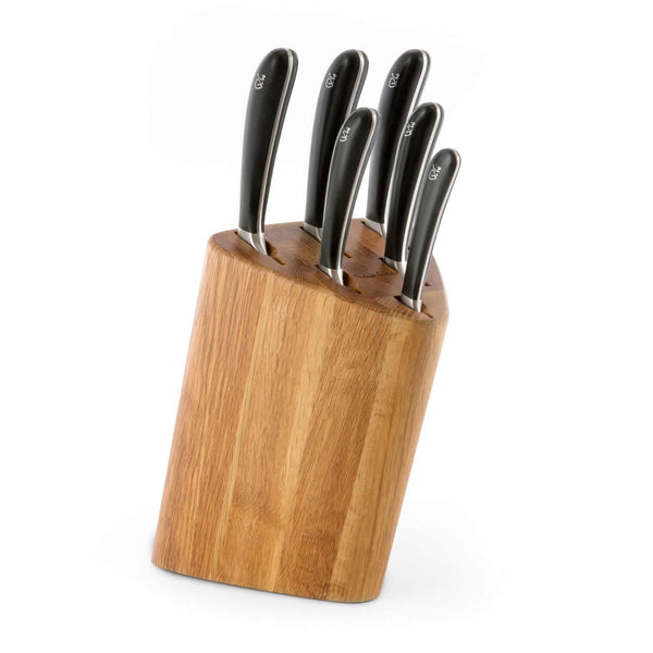 Robert Welch Signature 7 Piece Prism Kitchen Knife Block Set - Potters Cookshop