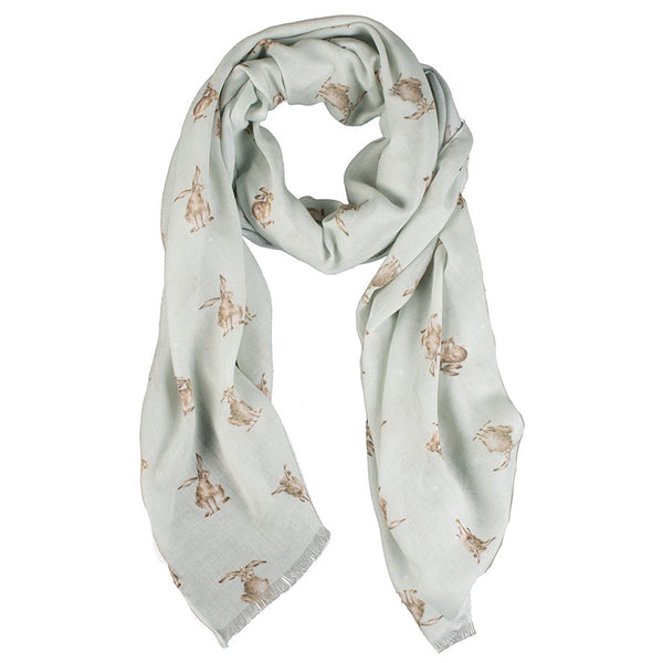 Wrendale Designs Scarf - Leaping Hare