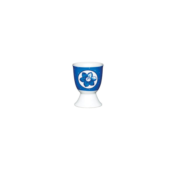 KitchenCraft Egg Cup - Blue Flower - Potters Cookshop