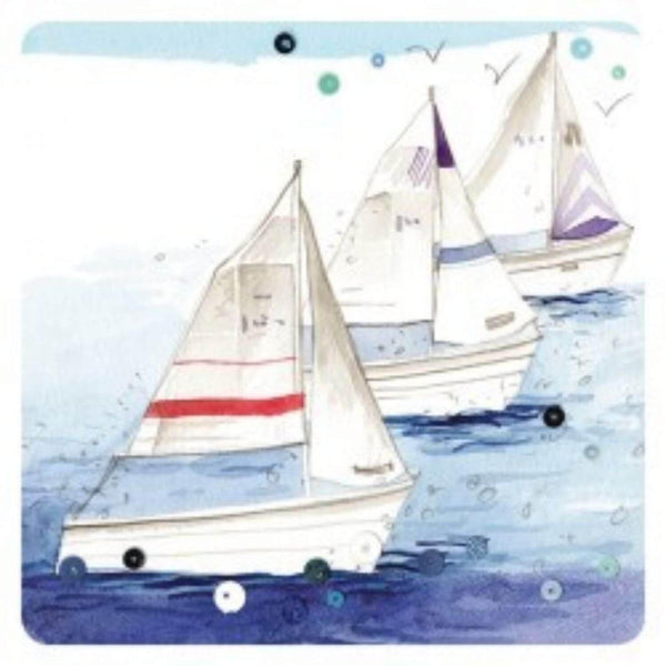 Alex Clark Coaster - Sailing - Potters Cookshop