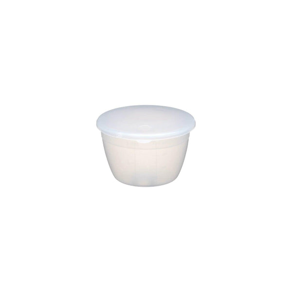 KitchenCraft Plastic Pudding Basin & Lid - 275ml - Potters Cookshop