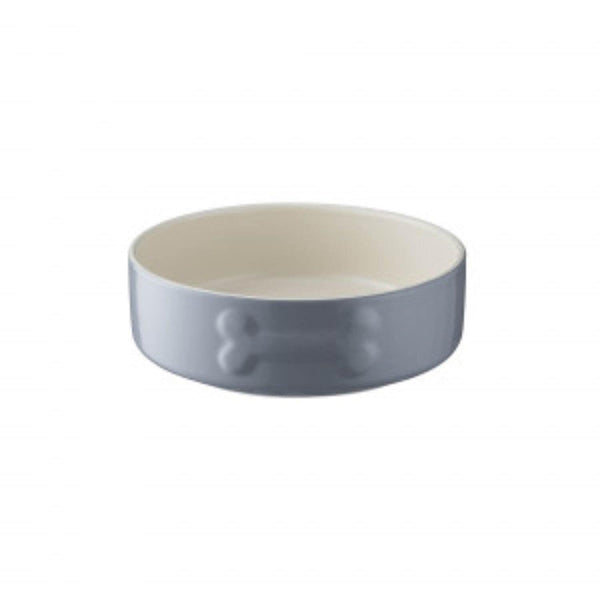 Mason Cash Colour Mix Grey Dog Bowl - 15cm - Potters Cookshop