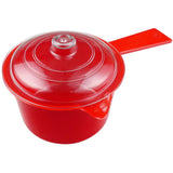 Good 2 Heat Plastic Microwave Saucepan & Lid - 600ml - Potters Cookshop