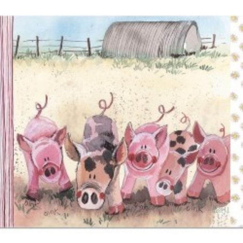 Alex Clark Placemat - Five Little Pigs - Potters Cookshop