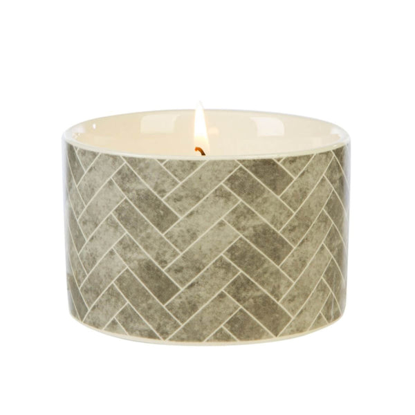 Wax Lyrical Fired Earth Medium Ceramic Candle - Earl Grey & Vetivert
