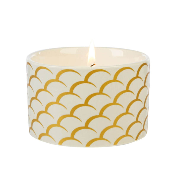 Wax Lyrical Fired Earth Medium Ceramic Candle - White Tea & Pomegranate