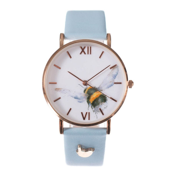 Wrendale Designs Leather Watch - Flight of the Bumblebee