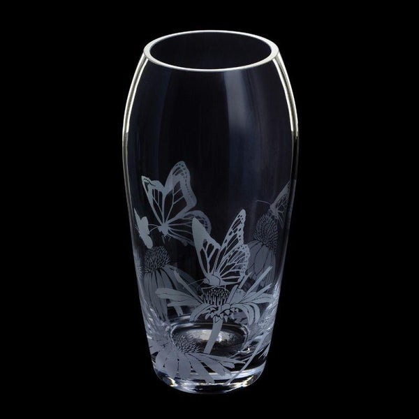 Dartington Aspect Vase - Butterflies - Potters Cookshop