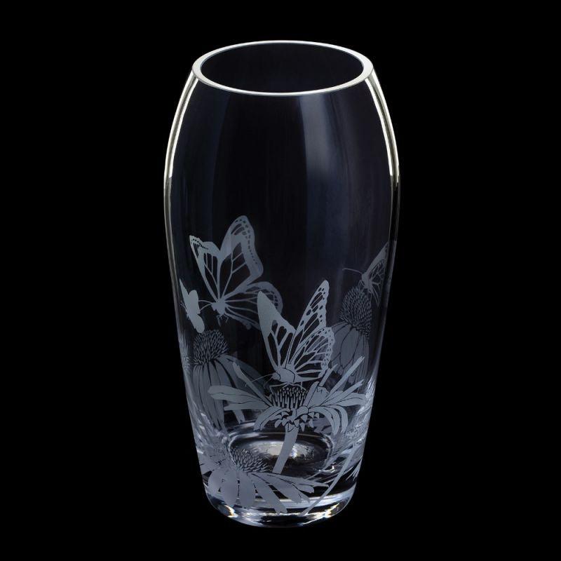 Dartington Aspect Vase - Butterflies - Potters Cookshop
