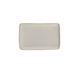 Rose & Tulipani Concerto Grigio Perla Pearl Grey Rectangular Tray - 20cm x 13cm - Potters Cookshop