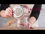 Kilner Glass Storage Jar with Grater Lid - 250ml