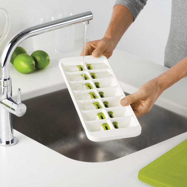 Joseph Joseph QuickSnap Plus Green & White Ice Cube Tray - Potters Cookshop