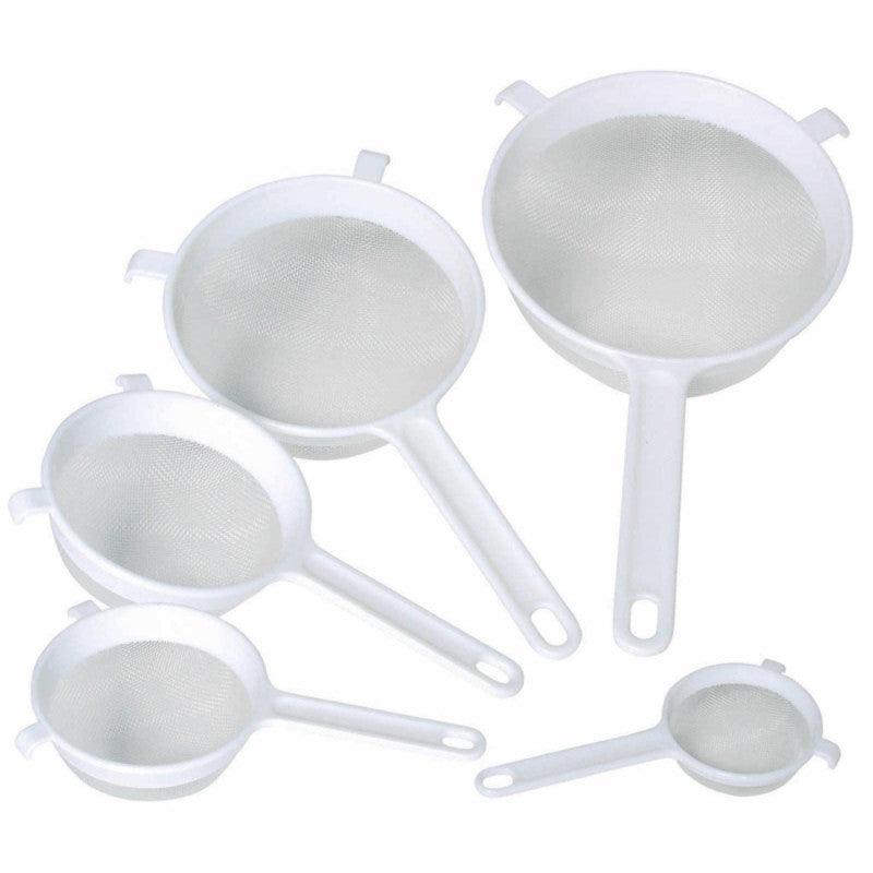 Kitchencraft White Plastic Sieve - 15cm - Potters Cookshop