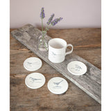 Mary Berry English Garden Flowers Coasters - Set of 4 - Potters Cookshop