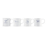 Mary Berry English Garden 4 Piece Mug Set - British Birds - Potters Cookshop