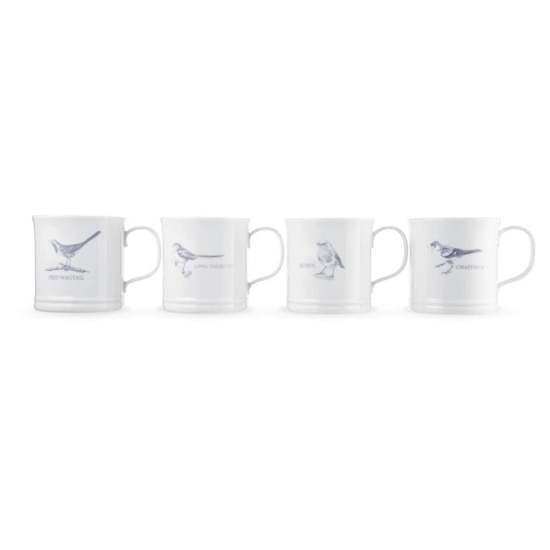 Mary Berry English Garden 4 Piece Mug Set - British Birds - Potters Cookshop