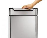 Simplehuman Touch Bar Recycling Kitchen Bin - 48 Litre