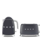Smeg Jug Kettle & 2 Slice Toaster Set - Slate Grey