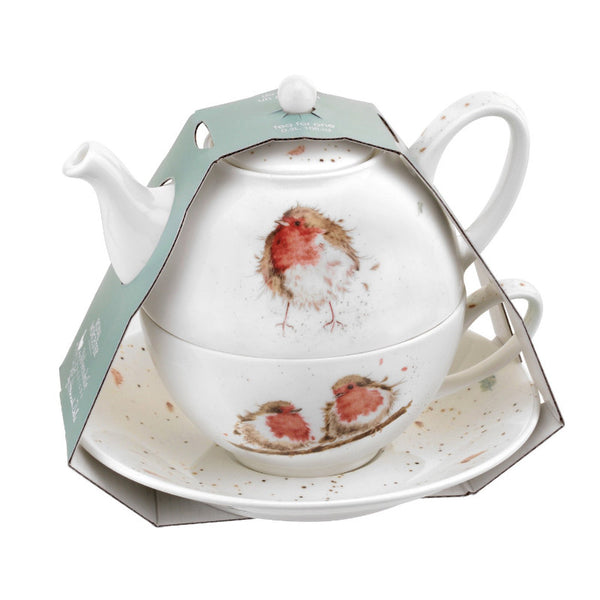 Royal Worcester Wrendale 'Tea For One' Teapot Set - Robin
