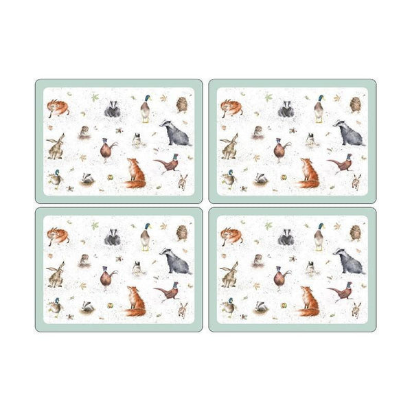Wrendale Designs 4 Piece Placemats - Animals